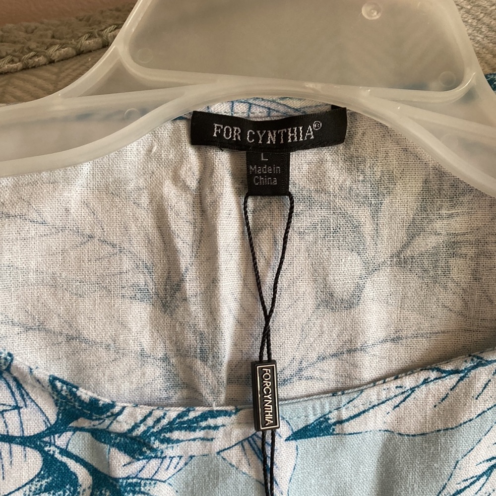Linen blend top - Picture 3 of 6